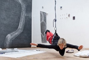 Claudia als Vogel